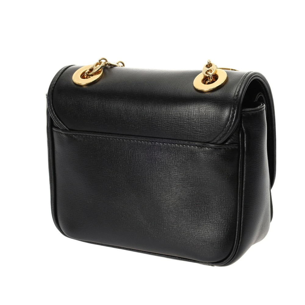 Gucci Black Calfskin Bag Chain Shoulder